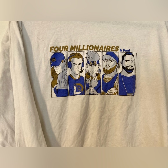 Four Millionaires and Paul Design By Humans Long Sleeve T-Shirt - Picture 7 of 8